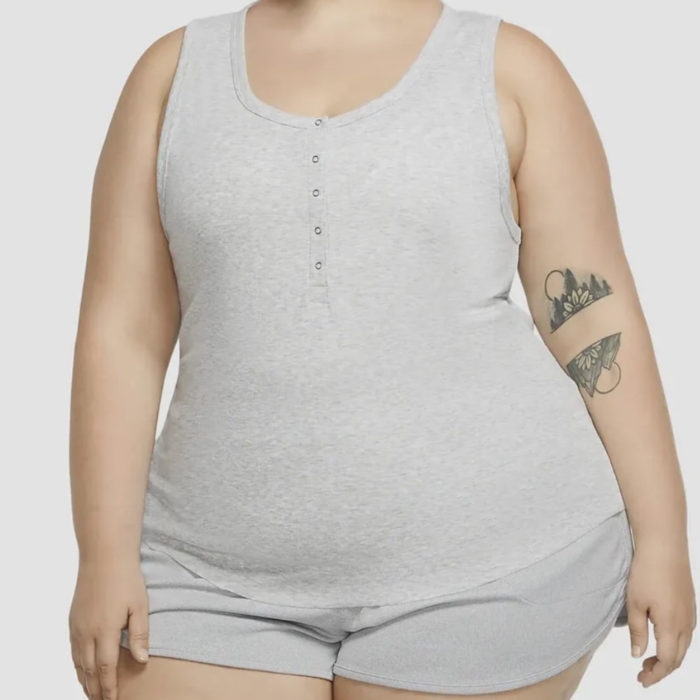 Nike DRI-Fit Yoga Henley Tank
